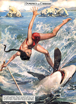 notpulpcovers:  … sharks don’t water ski ! http://flic.kr/p/iXZTju