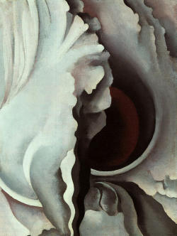 art2202:  Georgia O’keeffe, Black Iris, 1926. Oil on canvas,