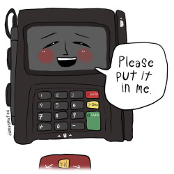 cobaltdays: damianimated: Sometimes those chip readers are just