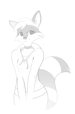 b-epon: More furry/ anthro practice. I drew Cubic! What a cutie
