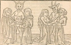 bapouro:i was looking through medieval drawings of demons the