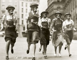 Members of the Wardens’ Women’s Auxiliary making for the