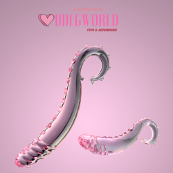 ddlgworldshop: Tentacle Glass Dildo/Wand    We don’t even