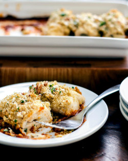 foodiebliss:  Chicken Parmesan Roll UpsSource: Girl Gone Gourmet