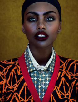 devoutfashion:  Milan Dixon covers Elle SA April 2015