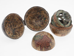 coolartefact:  This pocket globe, from around 1715, is less than