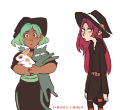 I wanted to introduce a bit more properly those 2 witch ocs I