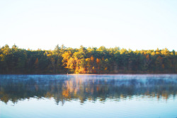 brutalgeneration:  watercolor at walden pond (by -Little Voice-)