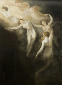 silenceforthesoul:  John Henry Fuseli - The Dream of Queen Katherine