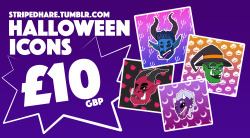 stripedhare:  Halloween Icons  Do you feel the spirit of the