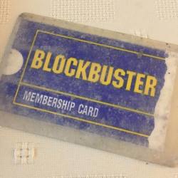 Wow!! Look what I found in my wallet lol #blockbusters