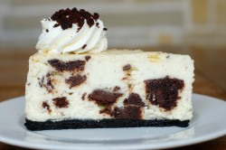 delectabledelight:  Brownie Cheesecake (by Kimberly Park Communications)