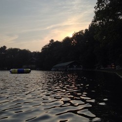 I like it here  (at Lac Du Flambeau)