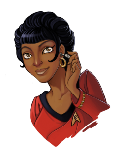 superheroesincolor:  Uhura by HeiligerShadowfaxArtist   deviantart /