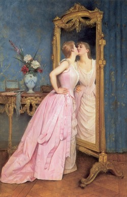 taf-art:Vanity (1890). Auguste Toulmouche.
