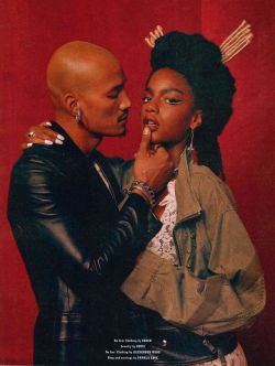 midnight-charm:Ebonee Davis & Paolo Roldan photographed by