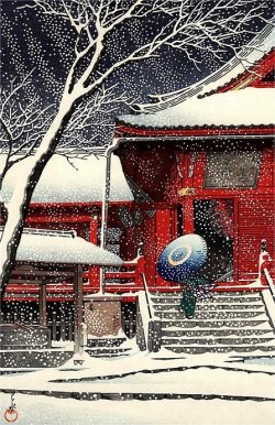 petitpoulailler:  vasilyt: 1929 Kawase Hasui(Japanese painter/printmaket;