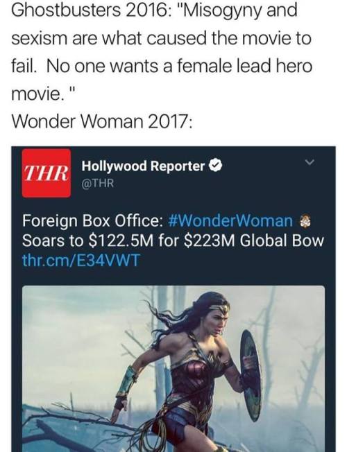 ironbloodaika:   libertarirynn: It’s almost like a well written character who happens to be a woman goes over better than a character whose entire personality is vagina. Glad it’s doing well. 