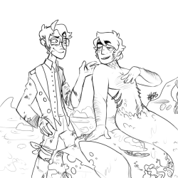 phsfg:    Anonymous asked: Rusame Siren AU? as in the mythical