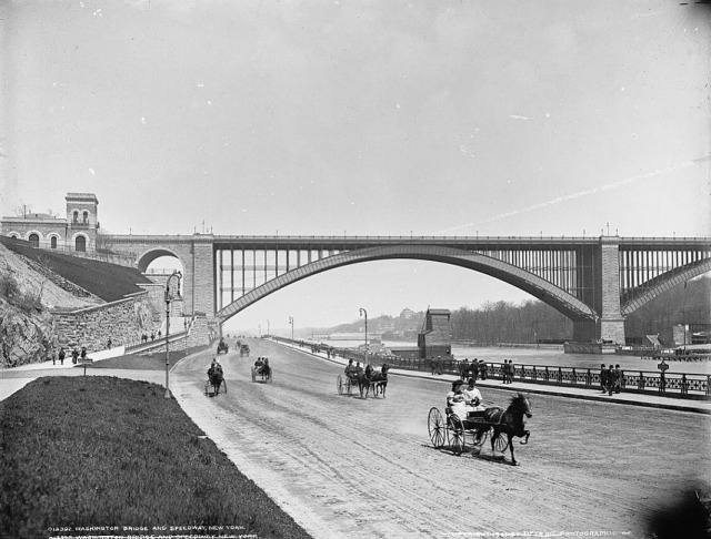 Posted @withregram • @old.newyorkcity 1901 - Washington Bridge