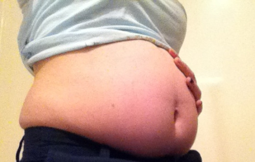 bubble-tummy:  Keeping my new fat well-stuffed. ;) Ughhh sooooo full. My belly is about to burst.