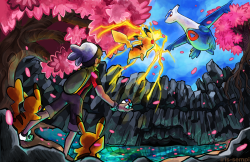 iris-sempi:JUNICHI MASUDA - PIKACHU VS LATIOS! Is in my shop