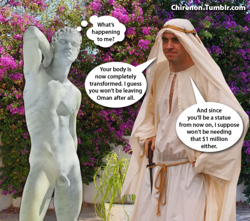 chirenon:  Daniel is offered a small fortune to do nude male modeling for a wealthy sheikh. 