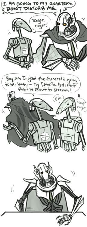 inonibird: A dumb comic about Grievous’ collection~