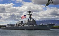 anchors-aweigh-navy:  USS Halsey DDG-97 enters Pearl Harbor