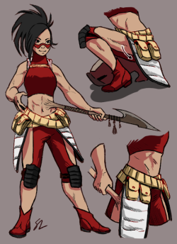 steph-is-cuteaf-btw:Redesign for Momo’s costume after I saw