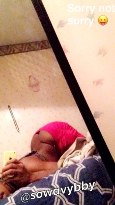 sowavybby:  Oh papi 😫add my Snapchat @so.wavybby