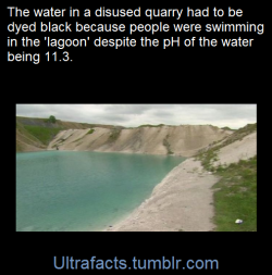 ultrafacts:  A pool at a disused Derbyshire quarry, known locally