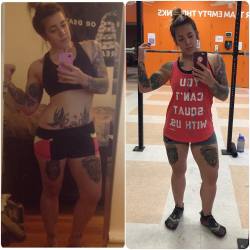 tiny-vessels:  A year’s difference. Bulked seriously from August