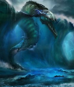 fantasy-art-engine:  Deep Water Djinn by Nastasja007