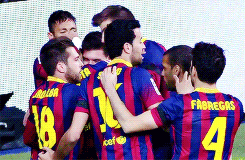 piqueque:  Real Madrid 3-4 FC Barcelona. Iniesta 7’ Messi 42’