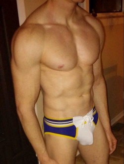 collegejocksuk:  @fitfllyscott wearing the Rugby Jockstrap from