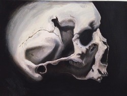 dannmit:  thank you for the venom - oil on canvas