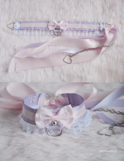 littlepinkkittenshop:  Custom collar ♡ 