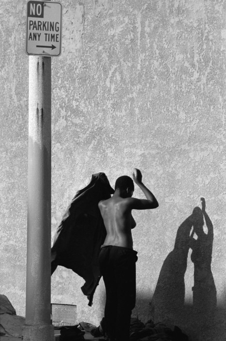 edoardojazzy:  Sunset Boulevard. Homeless woman. 1992. @A. Abbas