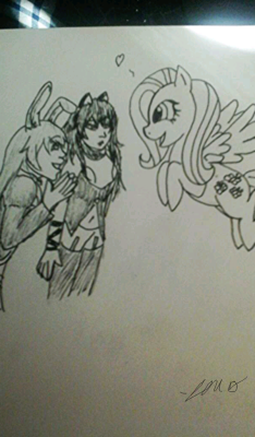 Request made by rwbyobsessed!  They wanted Fluttershy interacting