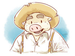 thepigpenblog:  Practicing style variations with the cute and