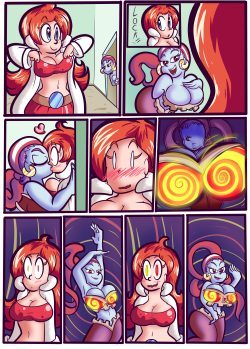 snakepersonjack:  Commission comic~ I do really love these Risky