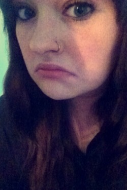 Moment of sadness because my nose ring is not real… How