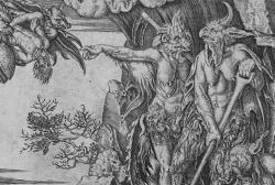 deathandmysticism:  Heinrich Aldegrever, Detail of Devils Taking