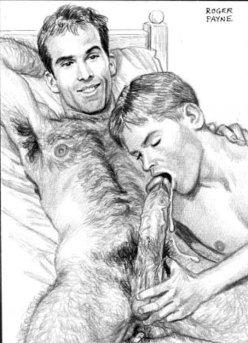 Gay art illustrations by Roger Payne (part 1 of ?)