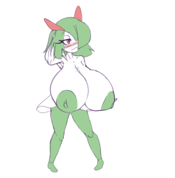 thetransformtentacleart: Drew a bit of Kirlia B.E. while watching