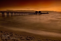 socialfoto:Sunset over the Naples Pier, Naples, Florida by dianarobinson