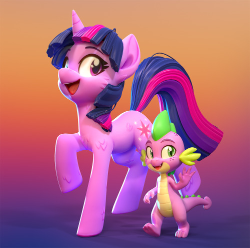 marc-brony:lemurfeature:Twilight and Spike! I LOVED IT SO MUCH,
