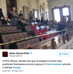 micdotcom: Women wore red ‘Handmaid’s Tale’ robes to Texas