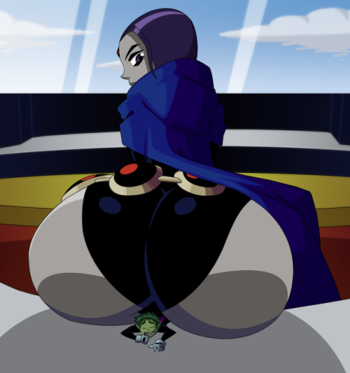 grimphantom2: ravenravenraven:  Hey everybody! I thought I would do my best to tackle a bunch of the size and POV requests I’ve gotten where we see Raven quite literally putting the “Titan“ in Teen Titan. I especially had fun with the POV ones.